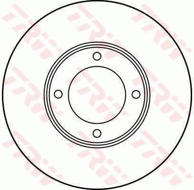 DF1438 TRW Тормозной диск