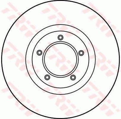 DF1640 TRW Тормозной диск