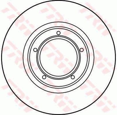 DF1667 TRW Тормозной диск