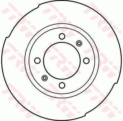 DF1668 TRW Тормозной диск