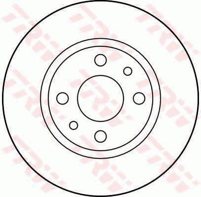 DF1788 TRW Тормозной диск
