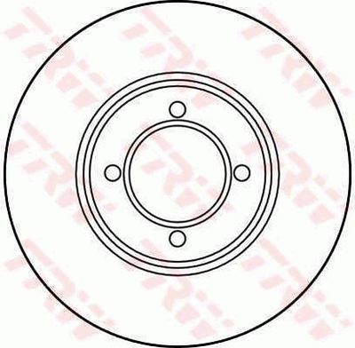 DF1905 TRW Тормозной диск