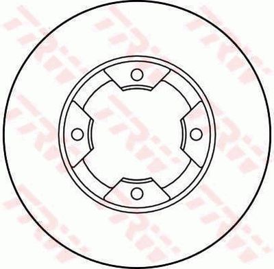DF1947 TRW Тормозной диск