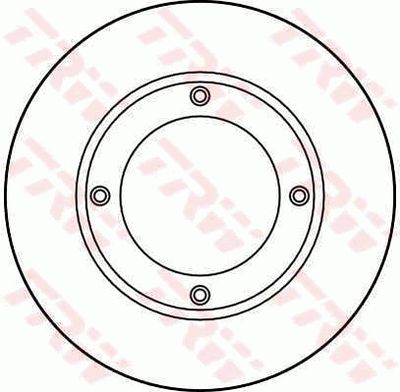 DF1971 TRW Тормозной диск