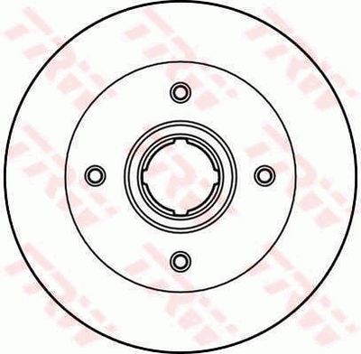 DF1985 TRW Тормозной диск