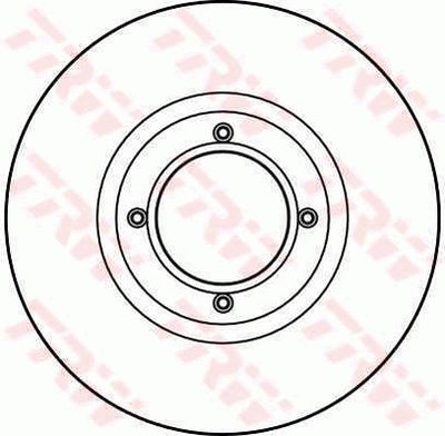 DF1995 TRW Тормозной диск