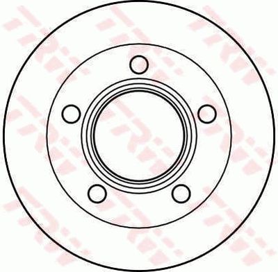 DF2008S TRW Тормозной диск
