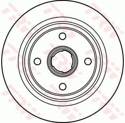 DF2605 TRW Тормозной диск