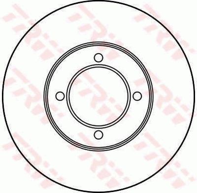 DF2691 TRW Тормозной диск