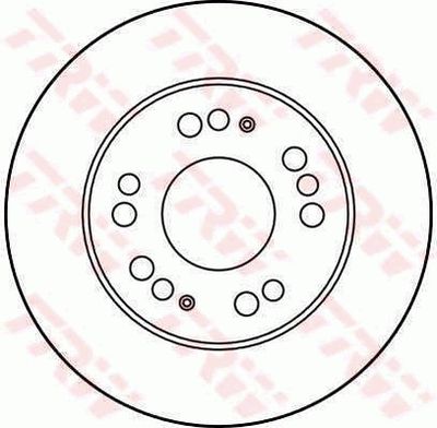 DF2718 TRW Тормозной диск
