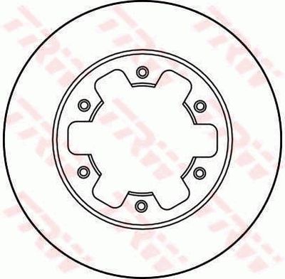 DF2738 TRW Тормозной диск