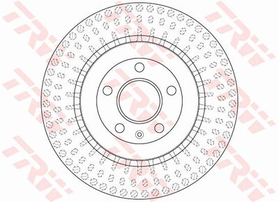 DF6175S TRW Тормозной диск