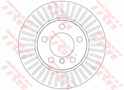 DF6255 TRW Тормозной диск