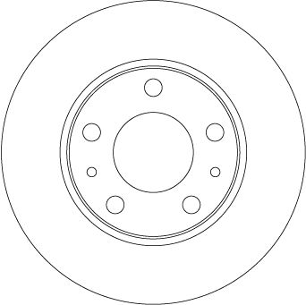 DF6287 TRW Тормозной диск
