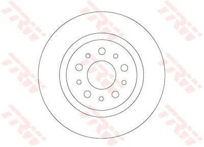 DF6714 TRW Тормозной диск