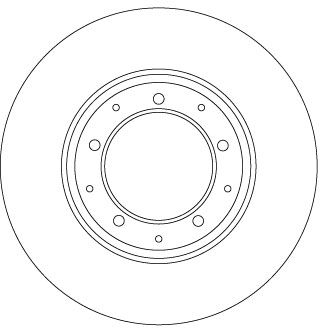 DF6905 TRW Тормозной диск