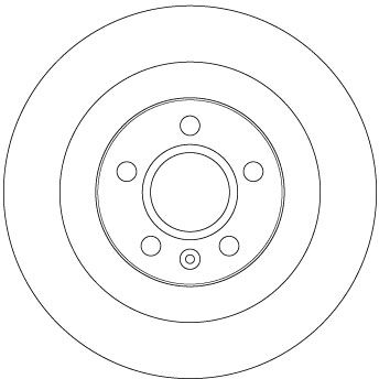 DF6970 TRW Тормозной диск
