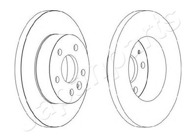 DI0565 JAPANPARTS Тормозной диск