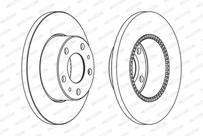 FCR196A FERODO Тормозной диск