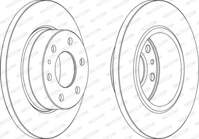 FCR315A FERODO Тормозной диск