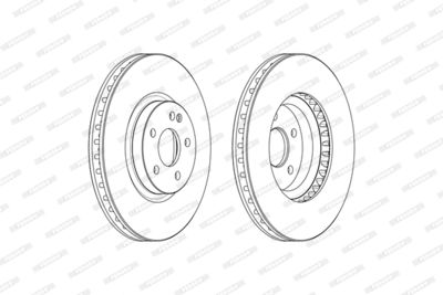 FCR379A FERODO Тормозной диск