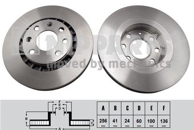 J3300907 NIPPARTS Тормозной диск