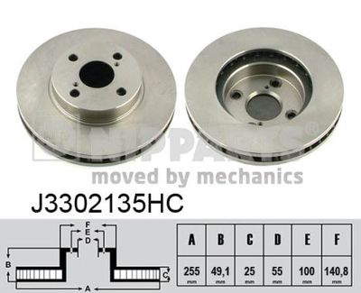 J3302135HC NIPPARTS Тормозной диск