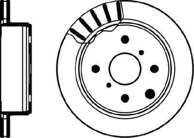 MDC1147 MINTEX Тормозной диск