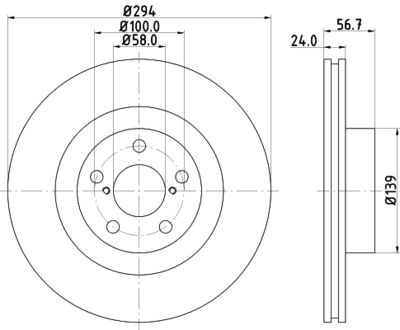 MDC1377 MINTEX Тормозной диск