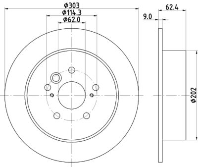 PCD12572 DON Тормозной диск