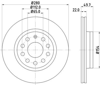 PCD10042 DON Тормозной диск