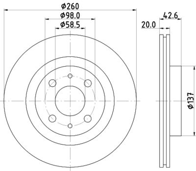 PCD16792 DON Тормозной диск