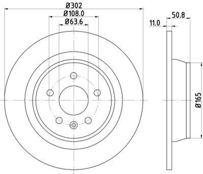 PCD10272 DON Тормозной диск