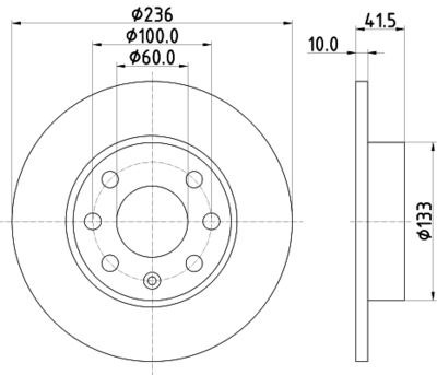 PCD15342 DON Тормозной диск