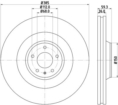 MDC2099 MINTEX Тормозной диск