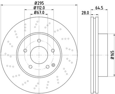 MDC2214 MINTEX Тормозной диск