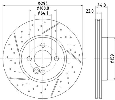 8DD355116211 HELLA Тормозной диск