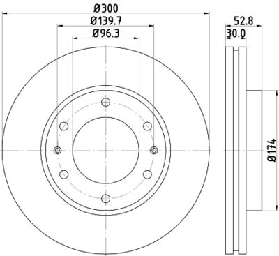 PCD12341 DON Тормозной диск