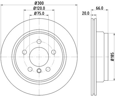 MDC2356 MINTEX Тормозной диск