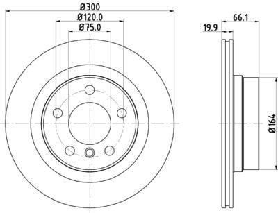 PCD13522 DON Тормозной диск