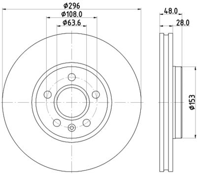 MDC2762 MINTEX Тормозной диск