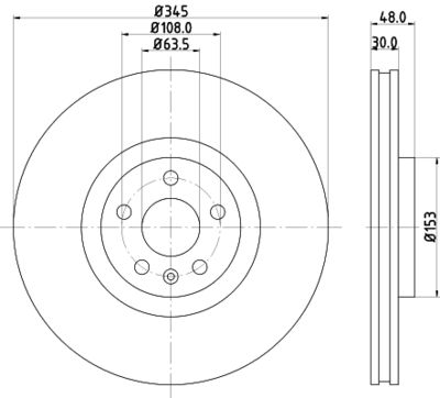 PCD21861 DON Тормозной диск