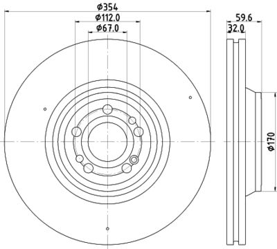 MDC2885C MINTEX Тормозной диск