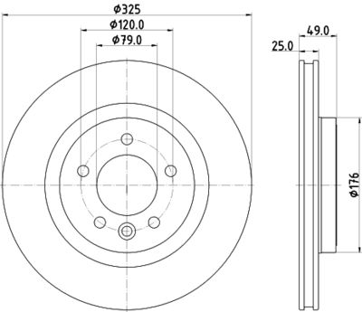 MDC2904C MINTEX Тормозной диск