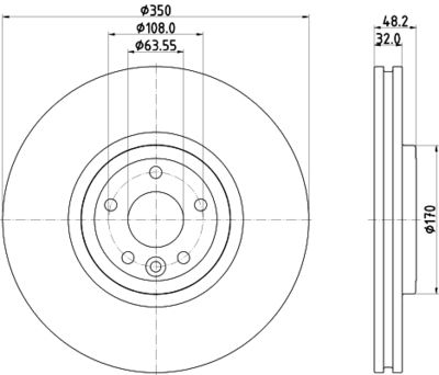 MDC2906C MINTEX Тормозной диск