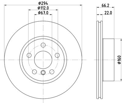 MDC3010C MINTEX Тормозной диск