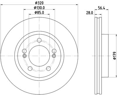 PCD22111 DON Тормозной диск