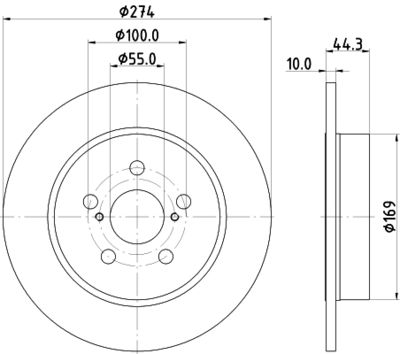 PCD22192 DON Тормозной диск