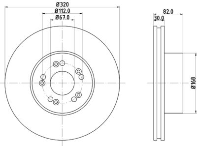 MDC793 MINTEX Тормозной диск