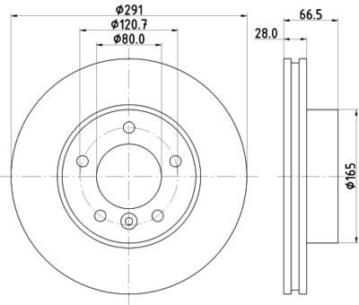 MDC796 MINTEX Тормозной диск